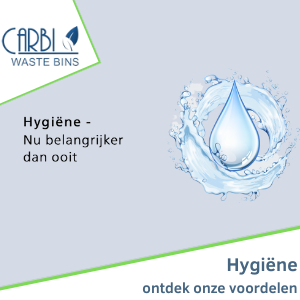 Hygiënische afvalsystemen van Carbi